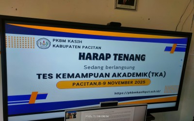 PKBM Kasih Pacitan Melaksanakan Tes Kemampuan Akademik (TKA)